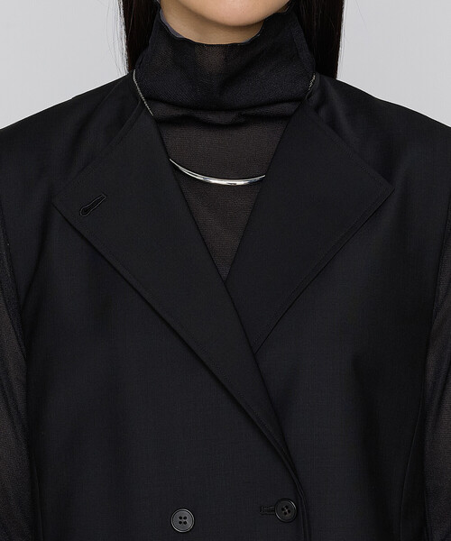 COMME CA(コムサ)の「【セットアップ対応】ブライトリートロ ジレ(ベスト・レディース・ブラック/トップグレー・9号/11号)」の12枚目の写真