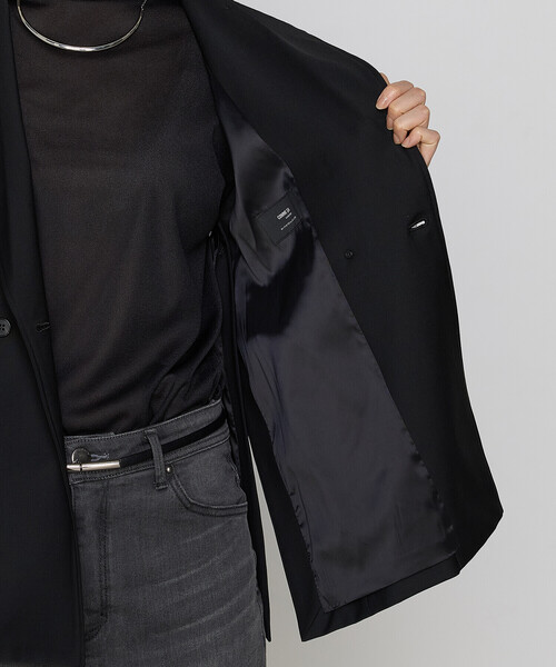 COMME CA(コムサ)の「【セットアップ対応】ブライトリートロ ジレ(ベスト・レディース・ブラック/トップグレー・9号/11号)」の15枚目の写真