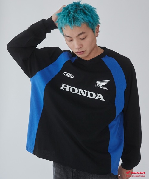 ∴WEGO/【25年春夏新作】別注HondaグラフィックロンT（Tシャツ