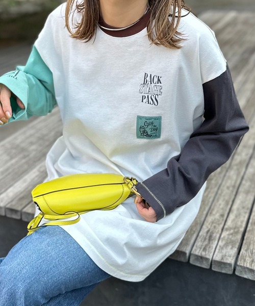 WEST.ロングTシャツ LUXE/R Tシャツ ロンTメンズ 長袖 ゴルフ 男女兼用 天竺