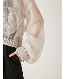 FRAY I.D（フレイアイディー）の「シアーレースボリュームブルゾン 