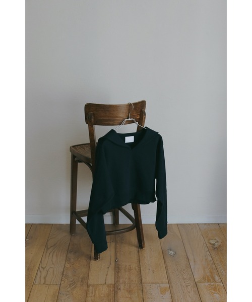 N WITH.（エヌウィズ）の「セーラースウェット（スウェット・レディース・ライトベージュ/ネイビー・FREE）」の15枚目の写真