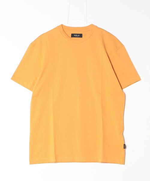 REPLAY(リプレイ)の「リラックスフィット オープンエンドコットンジャ-ジーTシャツ(Tシャツ/カットソー・メンズ・チャコール/イエロー/ホワイト・SMALL/X-LARGE/LARGE/MEDIUM)」の3枚目の写真
