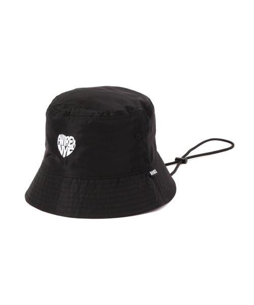 AVIREX（アヴィレックス）の「《直営店限定》HEART LOGO HAT/ハートロゴハット（ハット・レディース・ブラック/ホワイト/パープル・F）」の7枚目の写真