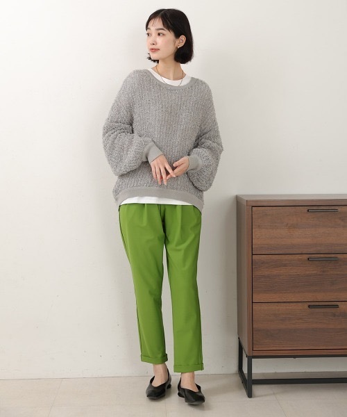 Bou Jeloud(ブージュルード)の「【新定番きれいMEパンツ】【36-40サイズ展開】トラックテーパードパンツ(その他パンツ・レディース・グレー系その他/ブラック/パープル/ライム・MEDIUM/SMALL/LARGE)」の13枚目の写真