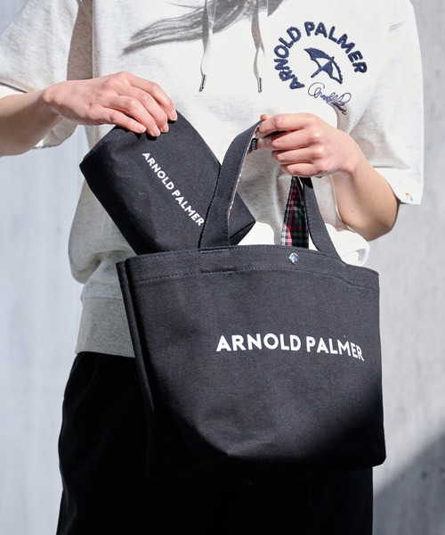 Arnold Palmer(アーノルドパーマー)の「スウェット シェア ボックスポーチ(ポーチ・レディース・グレー/ブラック/ライトグリーン・F)」の2枚目の写真