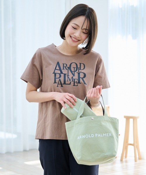Arnold Palmer(アーノルドパーマー)の「スウェット シェア ボックスポーチ(ポーチ・レディース・グレー/ブラック/ライトグリーン・F)」の6枚目の写真