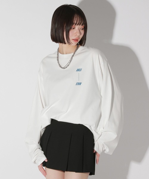 Anui(アニュイ)の「【UNISEX/2サイズ展開】GRMベアー三つ子ロンT(Tシャツ/カットソー・レディース・ブルー/オフホワイト/ブラック・MEDIUM/LARGE)」の22枚目の写真