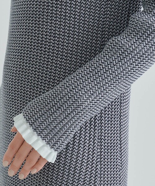 akane utsunomiya アカネウツノミヤ　ニットワンピース AKANE UTSUNOMIYA/アカネウツノミヤ】SAO-FK10-1003(リブニット