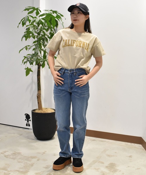 ムラサキスポーツ(ムラサキスポーツ)の「RIKKA FEMME/リッカファム フロントプリントTシャツ RF25SS07(Tシャツ/カットソー・レディース・ホワイト/サックスブルー/ライトベージュ・FREE)」の10枚目の写真