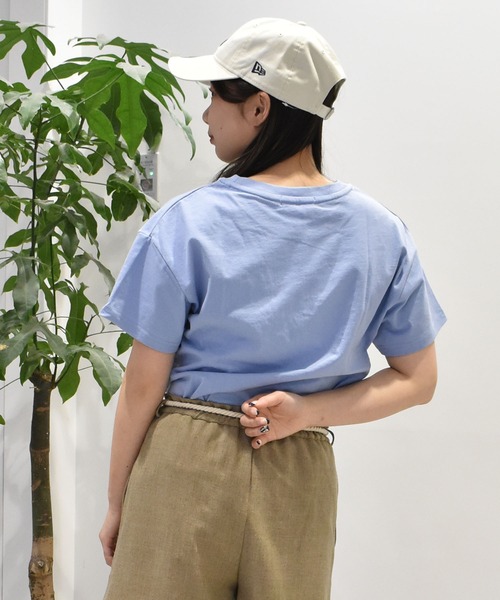 ムラサキスポーツ(ムラサキスポーツ)の「RIKKA FEMME/リッカファム フロントプリントTシャツ RF25SS07(Tシャツ/カットソー・レディース・ホワイト/サックスブルー/ライトベージュ・FREE)」の14枚目の写真