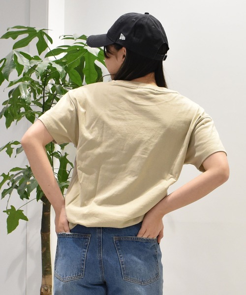 ムラサキスポーツ(ムラサキスポーツ)の「RIKKA FEMME/リッカファム フロントプリントTシャツ RF25SS07(Tシャツ/カットソー・レディース・ホワイト/サックスブルー/ライトベージュ・FREE)」の9枚目の写真