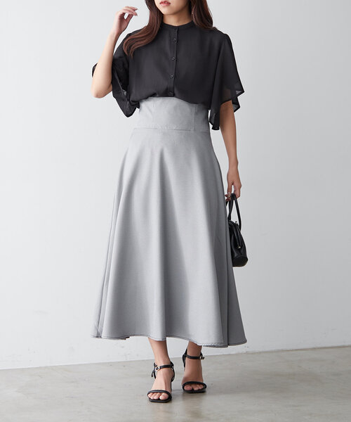 continuer de NICE CLAUP(コンティニューデナイスクラップ)の「【WEB限定】【リバイバルアイテム】10色展開、シフォン楊柳ブラウス(シャツ/ブラウス・レディース・ブラック/グレー/アイボリー/ロイヤルブルー/ブルー系その他/ブラック系その他/ホワイト系その他/グレイッシュベージュ/ライトブルーグレー/グレー系その他2・FREE)」の22枚目の写真