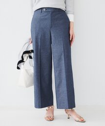 新品✦UNTITLED　リラックス ガウチョパンツ 紺色 新品✦UNTITLED リラックス ガウチョパンツ 紺色 大人気