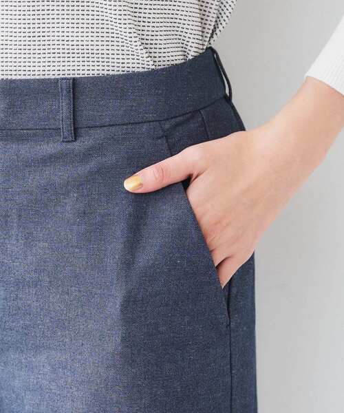 セール】【清涼感/洗濯機洗い可】オックス クロップドワイドパンツ