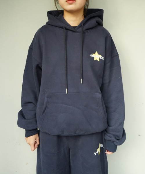 Soaking star logo hoodie（パーカー）｜younger song（ヤンガー