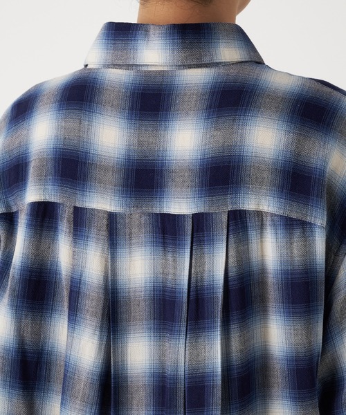 セール】オンブレチェック 長袖シャツ（シャツ/ブラウス）｜Eddie