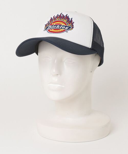 Dickies（ディッキーズ）の「Dickies / DK EX FIRE ICON MESH CAP / 80973500（キャップ・レディース・ブラック/チャコールグレー/ネイビー/レッド・FREE）」の5枚目の写真