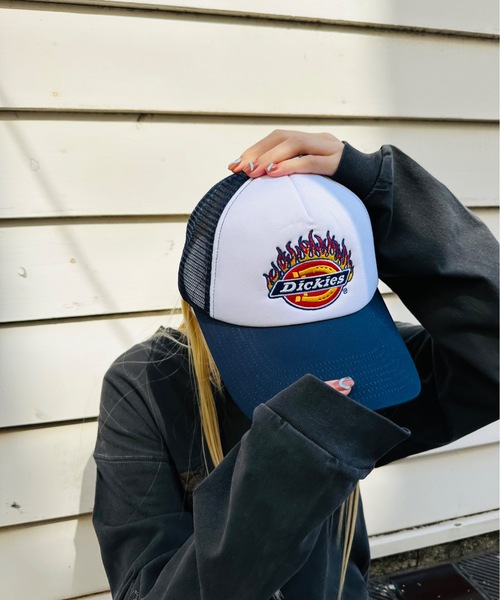 Dickies / DK EX FIRE ICON MESH CAP / 80973500（キャップ
