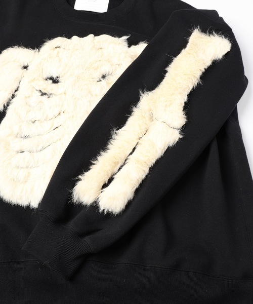 amok（アモク）の「FUR BONDING PULLOVER（スウェット・メンズ・ブラック/ホワイト・S/M/L）」の20枚目の写真