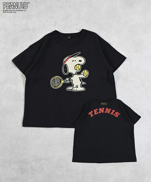 PEANUTS（ピーナッツ）の「【PEANUTS】スヌーピー/プリントTシャツ（Tシャツ/カットソー・キッズ・パープル/ライトグリーン/ブラック/オフホワイト・80/90/95/100/110/120/130/140/150）」の11枚目の写真