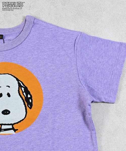 PEANUTS（ピーナッツ）の「【PEANUTS】スヌーピー/プリントTシャツ（Tシャツ/カットソー・キッズ・パープル/ライトグリーン/ブラック/オフホワイト・80/90/95/100/110/120/130/140/150）」の16枚目の写真