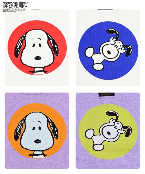 PEANUTS（ピーナッツ）の「【PEANUTS】スヌーピー/プリントTシャツ（Tシャツ/カットソー・キッズ・パープル/ライトグリーン/ブラック/オフホワイト・80/90/95/100/110/120/130/140/150）」の22枚目の写真