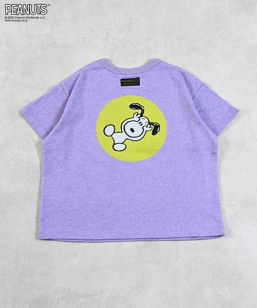 PEANUTS（ピーナッツ）の「【PEANUTS】スヌーピー/プリントTシャツ（Tシャツ/カットソー・キッズ・パープル/ライトグリーン/ブラック/オフホワイト・80/90/95/100/110/120/130/140/150）」の21枚目の写真