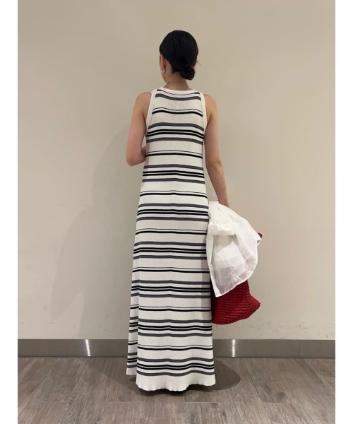 Mila Owenクルーネックアメスリニットワンピース クルーネックアメスリニットワンピース(膝丈ワンピース