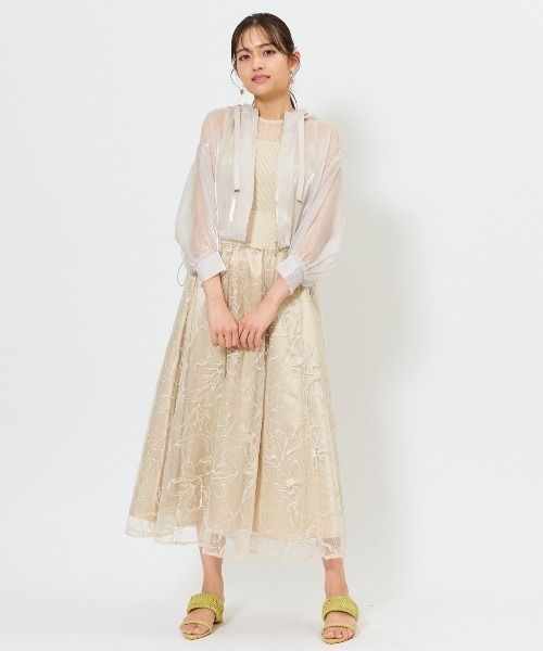 AND COUTURE（アンドクチュール）の「シャイニーシアーマンパ（ブルゾン・レディース・オフホワイト/ベージュ/ブラック/ライトグレー/ピンク・FREE）」の12枚目の写真