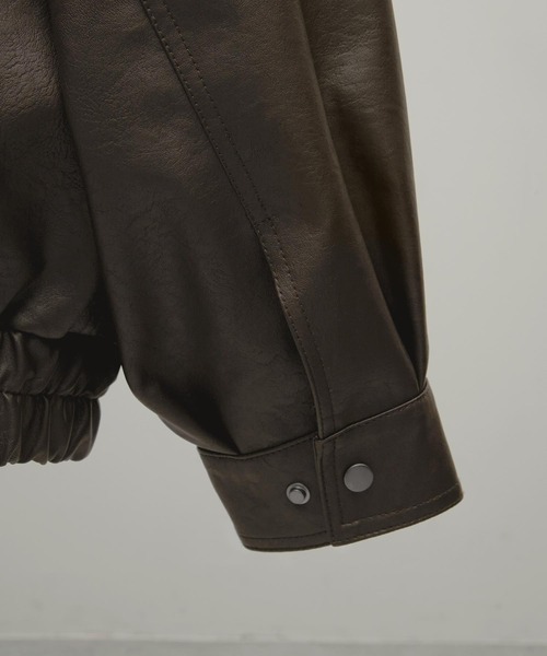 ENDER PRODUCTS（エンダープロダクツ）の「2WAYヴィンテージデザインフライトジャケット【ENDER PRODUCTS/エンダープロダクツ】（ブルゾン・メンズ・ブラック・M/L）」の9枚目の写真