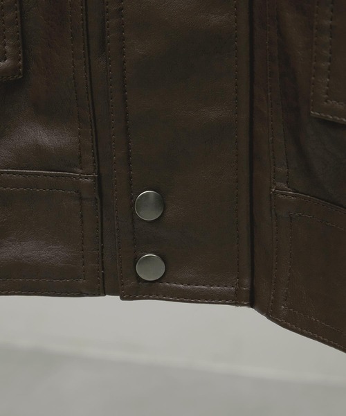 ENDER PRODUCTS（エンダープロダクツ）の「2WAYヴィンテージデザインフライトジャケット【ENDER PRODUCTS/エンダープロダクツ】（ブルゾン・メンズ・ブラック・M/L）」の10枚目の写真