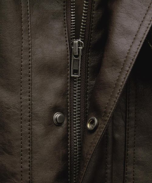 ENDER PRODUCTS（エンダープロダクツ）の「2WAYヴィンテージデザインフライトジャケット【ENDER PRODUCTS/エンダープロダクツ】（ブルゾン・メンズ・ブラック・M/L）」の6枚目の写真