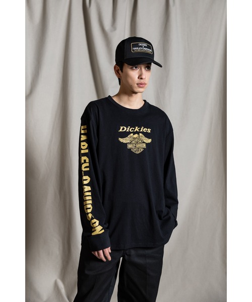 Dickies(R) x H-D(R)ヘビーウェイトLSイーグルTシャツ（Tシャツ