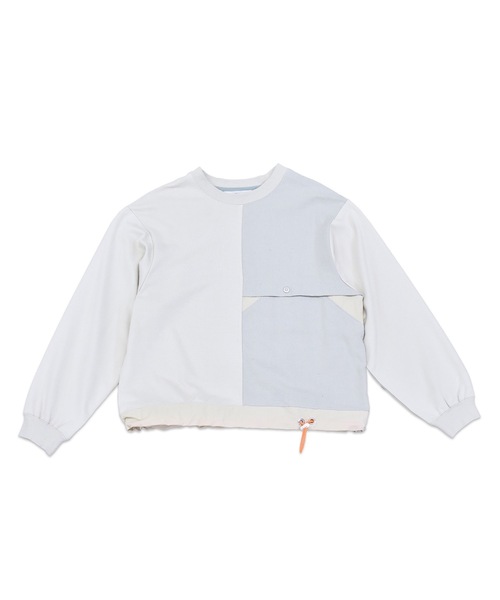 sneeuw(スニュウ)の「エンベローププルオーバー(Tシャツ/カットソー・レディース・ブラック/ベージュ・1/3)」の6枚目の写真