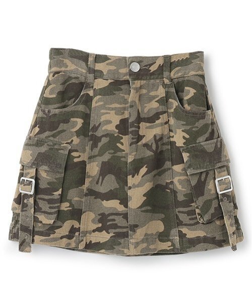 LOVETOXIC（ラブトキシック）の「【LTXC】カーゴデニムミニスカート（スカート・キッズ・グレー/ブルー/カーキ・S:140cm/M:150cm/L:160cm）」の7枚目の写真