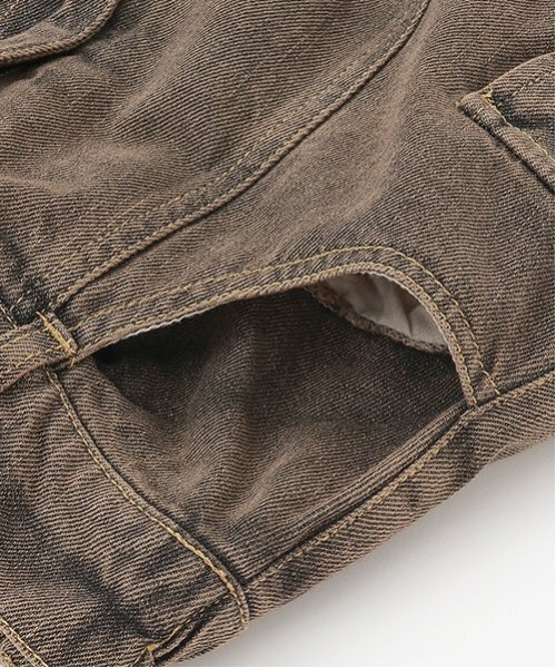 LOVETOXIC（ラブトキシック）の「【LTXC】カーゴデニムミニスカート（スカート・キッズ・グレー/ブルー/カーキ・S:140cm/M:150cm/L:160cm）」の13枚目の写真