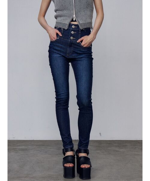 EMODA(エモダ)の「【ELDER】MONSTER H/W DENIM(デニムパンツ・レディース・ブラック/インディゴブルー・MEDIUM/SMALL/X-SMALL)」の12枚目の写真