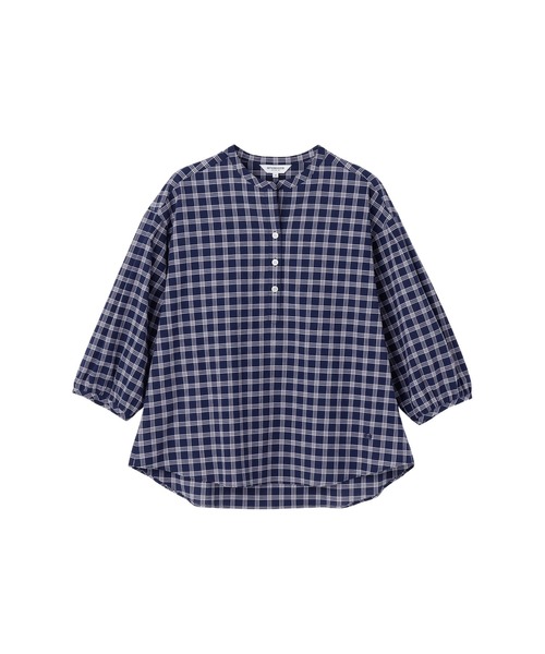 McGREGOR(マックレガー)の「ワッシャーチェックブラウス(シャツ/ブラウス・レディース・アイボリー/ネイビー・M/L)」の11枚目の写真