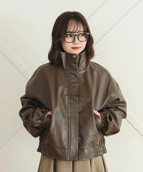 ブルゾン KREATE ジャケット レザー 中国新鋭 完売品 ジャケット レア ブルゾン KREATE ジャケット レザー 中国新鋭 完売品 ジャケット