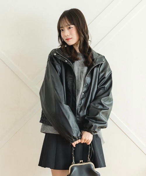 新品【シクラスCYCLAS】シルクコットンジップブルゾン　伊勢丹限定　黒36 CYCLAS（シクラス）通販｜ジャケット｜STRASBURGO OUTLET