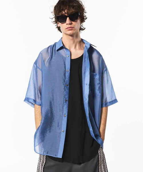 ★超高級　美品◎　メゾンスペシャル　レギュラーカラーシャツ　ネイビー UNISEX》【LIMITED EDITION】Prime-Over Regular Collar Short