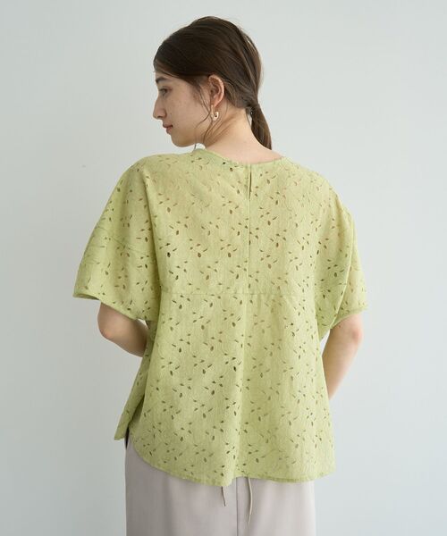 YECCA VECCA（イェッカヴェッカ）の「レースブラウス（シャツ/ブラウス・レディース・ブラック/グリーン/オフホワイト・FREE）」の20枚目の写真