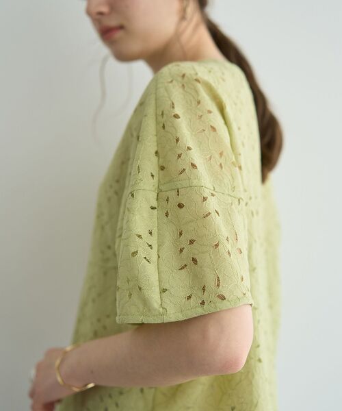 YECCA VECCA（イェッカヴェッカ）の「レースブラウス（シャツ/ブラウス・レディース・ブラック/グリーン/オフホワイト・FREE）」の22枚目の写真