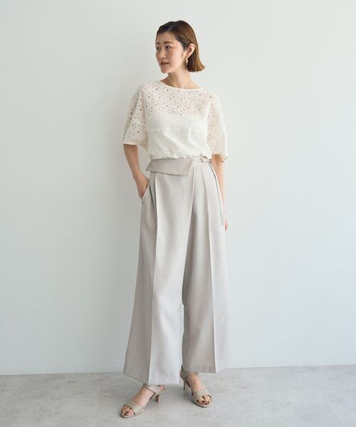 イェッカ ヴェッカ YECCA VECCA ナロータイブラウス （オフ