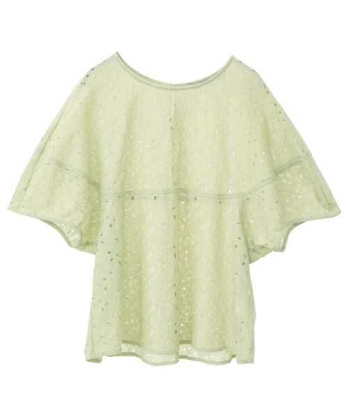 YECCA VECCA（イェッカヴェッカ）の「レースブラウス（シャツ/ブラウス・レディース・ブラック/グリーン/オフホワイト・FREE）」の8枚目の写真