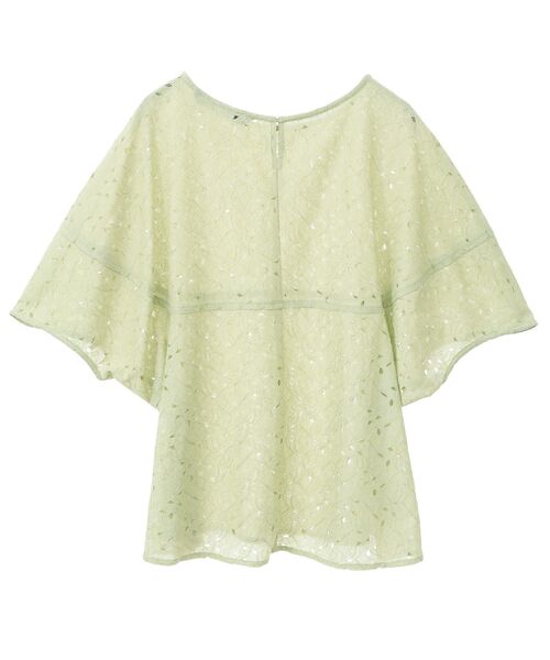 YECCA VECCA（イェッカヴェッカ）の「レースブラウス（シャツ/ブラウス・レディース・ブラック/グリーン/オフホワイト・FREE）」の9枚目の写真