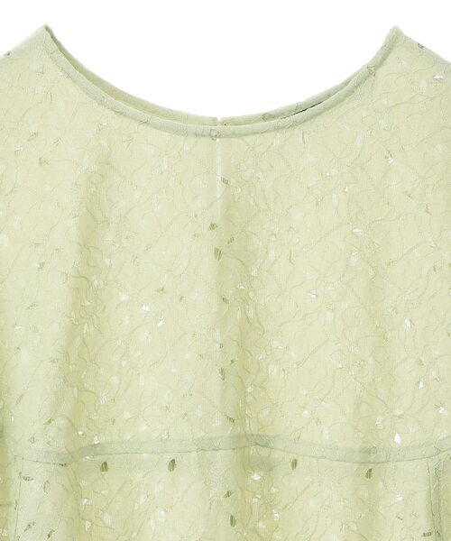 YECCA VECCA（イェッカヴェッカ）の「レースブラウス（シャツ/ブラウス・レディース・ブラック/グリーン/オフホワイト・FREE）」の10枚目の写真