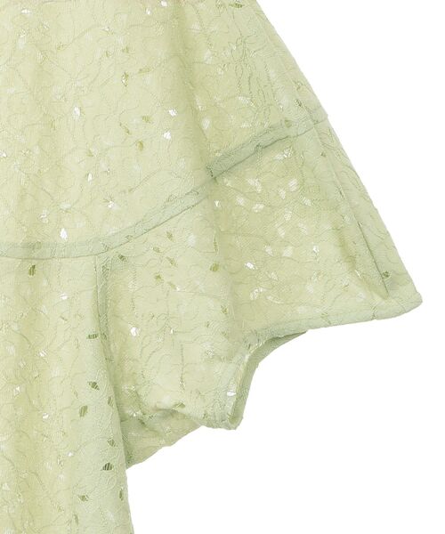 YECCA VECCA（イェッカヴェッカ）の「レースブラウス（シャツ/ブラウス・レディース・ブラック/グリーン/オフホワイト・FREE）」の11枚目の写真