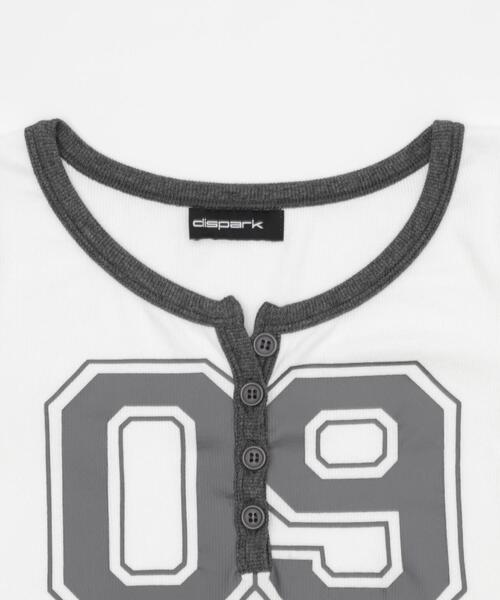 dispark（ディスパーク）の「DISPARK/ナンバリングガーターピチT（Tシャツ/カットソー・レディース・ネイビー/ホワイト・FREE）」の16枚目の写真